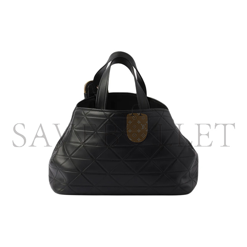 PRADA LARGE LEATHER TOTE BAG WITH STITCHING 1BG547 (38*25*17.5cm)